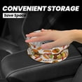 thumbnail image 4 of Honeii Burger Print Waterproof Car Trash Can,Waterproof Portable Collapsible Trash Can,Garbage Container fits Most Cars,SUVs,and Trucks, 4 of 7