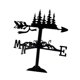 thumbnail image 4 of Ornamento de escritorio de hierro compacto pequeño de weatherervane para jardín al aire libre de granja Estilo E, 4 of 8
