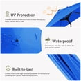thumbnail image 3 of FUNDAZE 9FT Outdoor Market Patio Umbrella with Push Button Tilt & Crank Lift, UV-Resistant Canopy for Garden, Backyard, Pool&Patio Dining, Royal Blue, 3 of 8