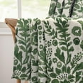 thumbnail image 6 of DriftAway Julia Watercolor Blackout Room Darkening Lined Thermal Insulated Energy Saving Window Curtains 2 Layers 2 Panels Each Size 52 Inch by 84 Inch Loden Green, 6 of 8