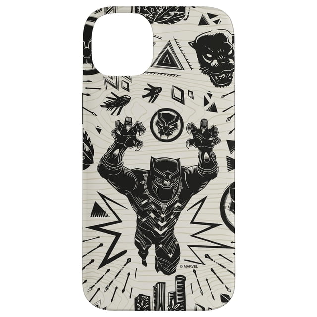 Funda para teléfono Marvel Black Panther Wakanda Forever iPhone 14+