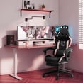 thumbnail image 2 of Silla ergonómica de lujo con respaldo alto kawaii ins, silla de juegos rosa para mujer, silla cómoda para juegos, 2 of 3