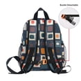 thumbnail image 5 of FORMRS School Backpack with Front Zippered Pocket 12" Student Travel Daypack, Blue Circle Mosaic, 5 of 6
