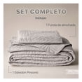 thumbnail image 4 of Edredón Ligero Real Textil + 1 Funda de Almohada, Juego de Colcha Individual, Color Beige Natural, 4 of 9