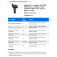 thumbnail image 2 of Ignition Coil - Compatible with 2002 - 2005 Chevy Trailblazer 4.2L 6-Cylinder LL8 VIN S Vortec General Motors 24-Valve 2003 2004, 2 of 2