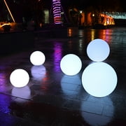 Modern Home LED Glowing Sphere w/Infrared Remote Control (20 inch)