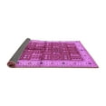 thumbnail image 2 of Ahgly Company Indoor Round Oriental Purple Industrial Area Rugs, 5' Round, 2 of 4