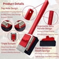 thumbnail image 5 of Grill Brush for Outdoor Kitchen, Bristle Free Steam Grill Brush with Scraper, BBQ Grilling Accessories Cleaning Brush, Outdoor Kitchen Stainless Steel Cleaner, Gifts for Men Dad Husband, 5 of 7