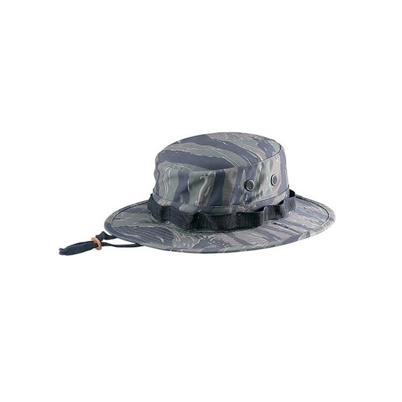 Top Headwear Camouflage Twill Hunting Hat - Tiger Camo - Large