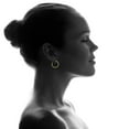 thumbnail image 4 of 21MM Hoop Earrings in 14k Yellow Gold, 4 of 7