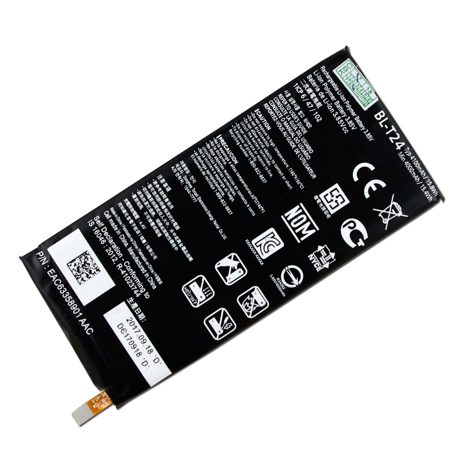 New Internal Li Ion Battery Bl T24 Replacement For Lg X Power K2 Ls755 4000mah 3 85v Walmart Com Walmart Com