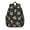 Mushroom and Fern, variant on Mushroom and Character Cream Pattern Backpack for School, Cute School Bag with Adjustable Shoulder Straps and Padded Back, 15"x11.42"x5.5"