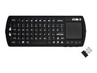 FAVI FE02RF-BL FAVI SmartStick Mini Wireless Keyboard with Mouse Touchpad - Wireless Connectivity - RF - USB InterfaceTouchPad - Home, Search, Back, Music, Menu Hot Key(s) - Black - image 3 of 6