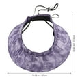 thumbnail image 5 of CRAFTHROU Chapeau de Plage pour Femmes Visière en Fibre de Polyester Multi 1 PCS Protection UV Ajustable Style Rétro, 5 of 5