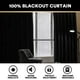 thumbnail image 2 of Cortinas Blackout PrinceDeco Térmicas Ancho 100 cm x Largo 213 cm Gris Claro, 2 of 7