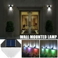 thumbnail image 1 of Fiudx Luces Led para Jardín, Iluminación Exterior con Sensor Impermeable, Panel de Silicio Policristalino de Carga Rápida, Eficiencia Energética, Montaje En Pared, Decoración para Patio, Jardín, Jueg, 1 of 3