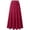 Red, variant on yillto Women's Maxi Skirt Tiered Long Skirts A Lined High Waist Summer Vacation Boho Flowy Skirts with Pockets