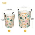 thumbnail image 5 of XMXT Collapsible Laundry Basket, Modern Colorful Terrazzo Prints Waterproof Laundry Hamper, 40L Multicolor, 5 of 8