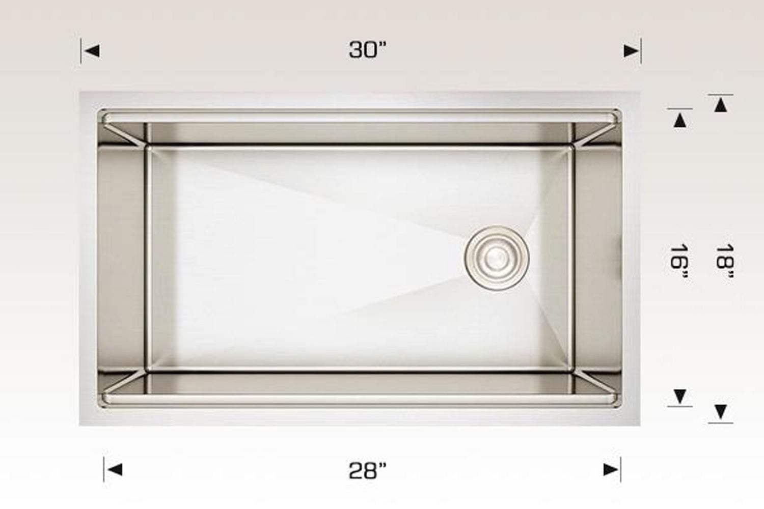 American Imaginations 32-in. W CSA Approved Stainless Steel Kitchen Sink With 2 Bowl And 16 Gauge AI-29296