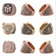 thumbnail image 3 of Anillo de campeonato de la NBA Bull Jordan, joyería para traje, anillo de baloncesto para hombre + caja de seis orificios, uso versátil, 3 of 5