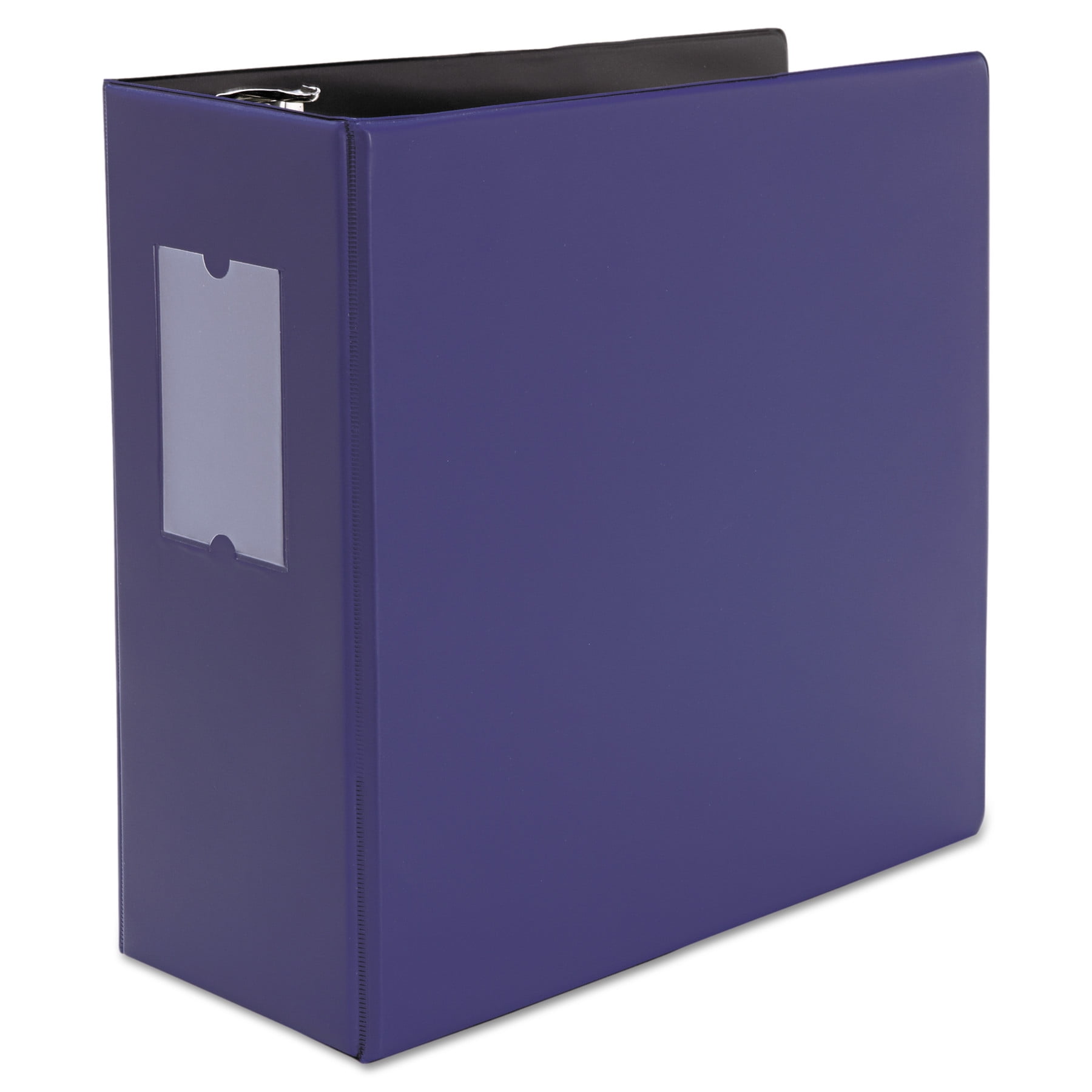 Universal DRing Binder, 5" Capacity, 81/2 x 11, Navy Blue UNV20715