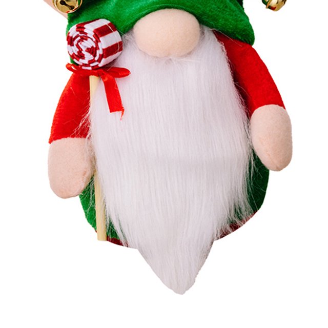 Juguete de gnomo enano de Navidad Gnomos de peluche hechos a mano para decoración navideña (niño) JShteea Libre de BPA