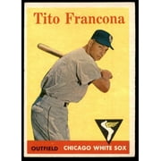 Tito Francona Card 1958 Topps #316