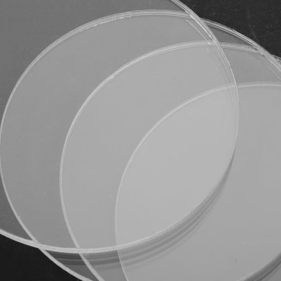LEXSOMEO 20pcs Acrylic Circle Blanks Transparent Acrylic Discs Acrylic Sheets Clear Acrylic Discs