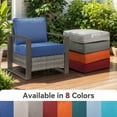 thumbnail image 3 of Gymojoy 24 in. x 24 in. x 6 in.Deep Seat Cushion Set, Olefin 4-Piece Deep Seating Outdoor Replacement Lounge Chair loveseat Sofa Cushion in Blue, 3 of 6