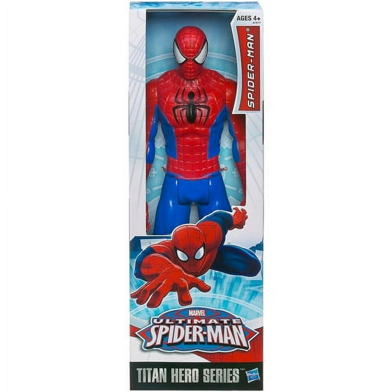 Marvel Ultimate Spider man Titan Hero Series Spider man Figure 12 Inch