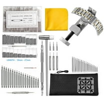 LTS EMIRA 480 PCs Watch Repair Tool Kit Set Professional Spring Bar Tool Set Watch Link Pin Tool Back Opener Remover Watch Maintance Kits with Carrying Case & Hammer