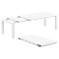 thumbnail image 4 of Compamia Vegas 86" Extendable Patio Dining Table in White, 4 of 16