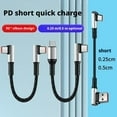 thumbnail image 5 of USB to Type C Fast Charging Cables 90 Degree Elbow Data Short Cord, 5 of 9