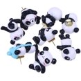 thumbnail image 3 of Panda Shape Thumbtacks Cute Cartoon Drawing Pin Push Pins for Maps Calendar,8 Pcs, 3 of 8