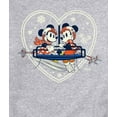 thumbnail image 3 of Disney - Ski Lift Heart Mickey And Minnie - Men's Crew Fleece Sweatshirt Sweatshirt, 3 of 5