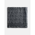 thumbnail image 2 of Scenario Women's Printed Square Scarf, Black Soot, 2 of 3