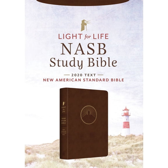 Light for Life NASB Study Bible (Mahogany Lighthouse), (Hardcover)