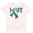 thumbnail image 3 of Inktastic Hope Teal Ribbon for Awareness of Ovarian Cancer T-Shirt, 3 of 5