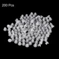 thumbnail image 3 of 200Pack 5mm(3/16") Dia Plastic Screw Hole Plugs Cover for Furniture, Clear, 3 of 6