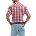 thumbnail image 3 of Wrangler® Men's and Big Men's Regular Fit Short Sleeve Western Shirt, Sizes S-5XL, 3 of 4