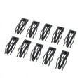 thumbnail image 1 of 10Pcs Double-grip Hair Clips Metal Snap Barrettes Women Hair Styling Tools, 1 of 2