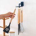 thumbnail image 3 of Bangcool 2PCS Rotating Hooks Adhesive Reusable Kitchen Wall Hooks Sticky Hanger Hooks, 3 of 10