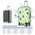 thumbnail image 6 of Easygdp Avocado Print Elastic and Washable Suitcase Protective Cover with Hidden Zipper Fits 18-32 inch Luggage -X-Large, 6 of 9
