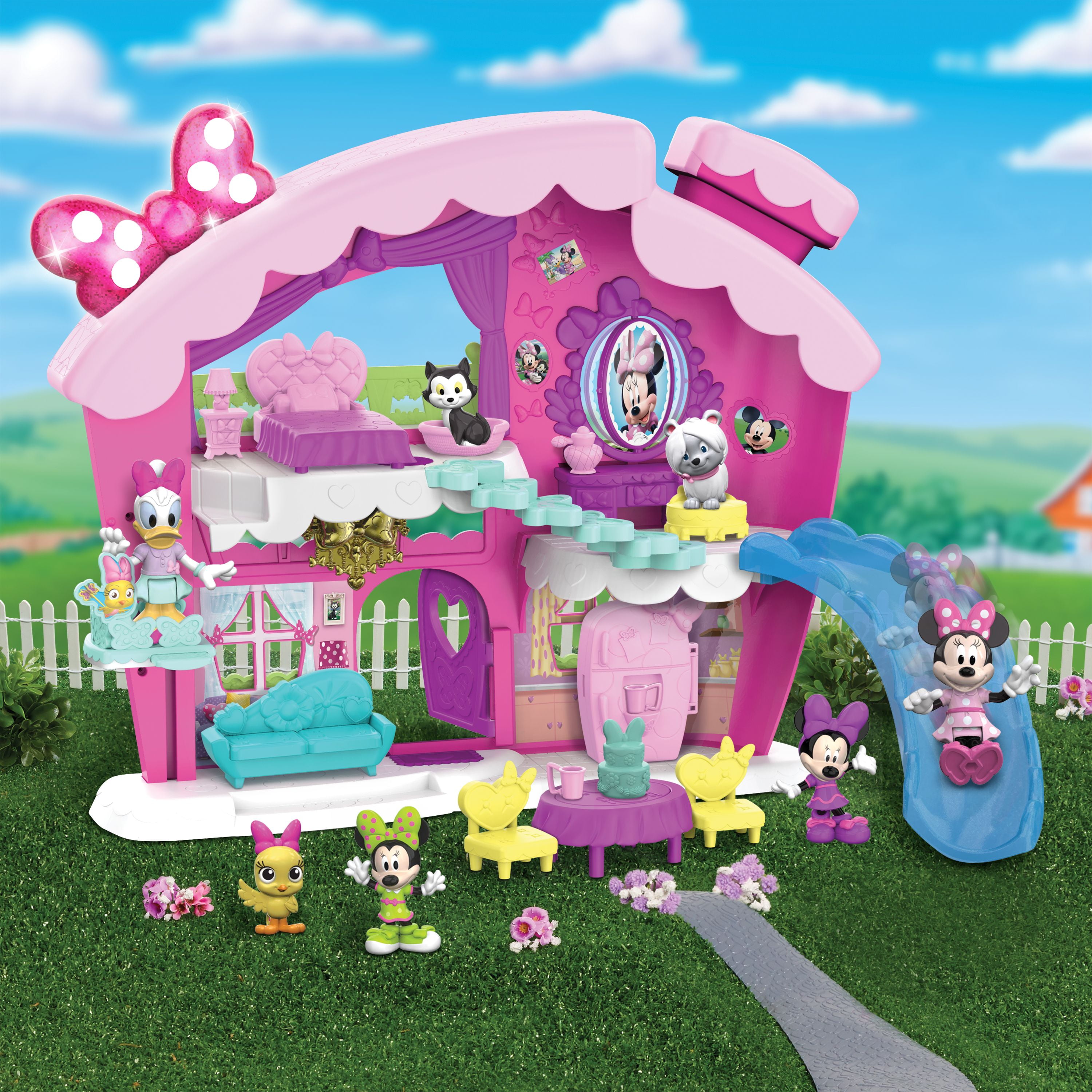 minnie mouse doll house walmart