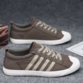 thumbnail image 2 of Men'S Low-Top Lace-Up Canvas Sneakers, Stylish And Comfortable Walking Shoes That Are Breathable And Perfect for Casual Wear, 2 of 7