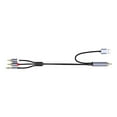 thumbnail image 2 of Universal Coaxial To 3.5mm 2RCA Stereo Audios Cable Noise reductions Technology For Studio Equipment Home Entertainment, 2 of 7