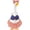 A014, variant on Porch Goose Outfit for 17" & 23" Lawn Goose – Mexican Sombrero Hat and Bandana Triangle Bib Clothes Set – Outdoor Porch Goose Decoration for Duck or Garden Statues