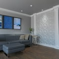 thumbnail image 3 of Ekena Millwork 15 3/8"W x 15 3/8"H x 3/8"T Medium Hudson Decorative Fretwork Wall Panels in Architectural Grade PVC, 3 of 9