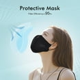 thumbnail image 2 of KN95 Face Masks 100 Pack,Breathable Black Disposable Face Masks For Adult,Teenager, 2 of 4
