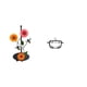 thumbnail image 1 of Soporte para toallas, dulcero con tapa, soporte vertical antideslizante para pañuelos, bol para servir con forma de calabaza, tarro para tran, 1 of 8